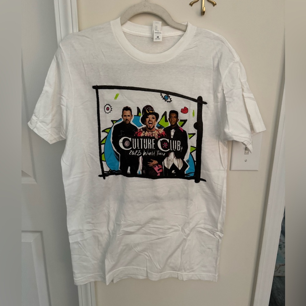 Culture Club Boy George band concert t shirt